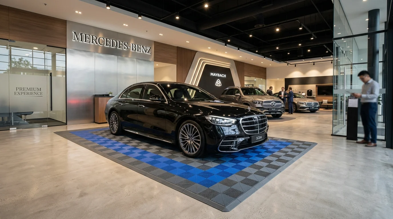 Automotive dealership display parking