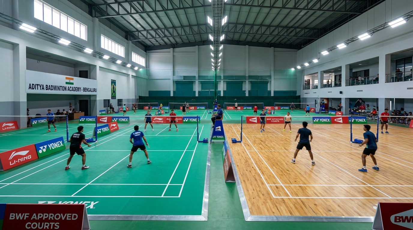 The Complete Guide to Badminton Court Flooring in India: PVC Vinyl vs Wooden